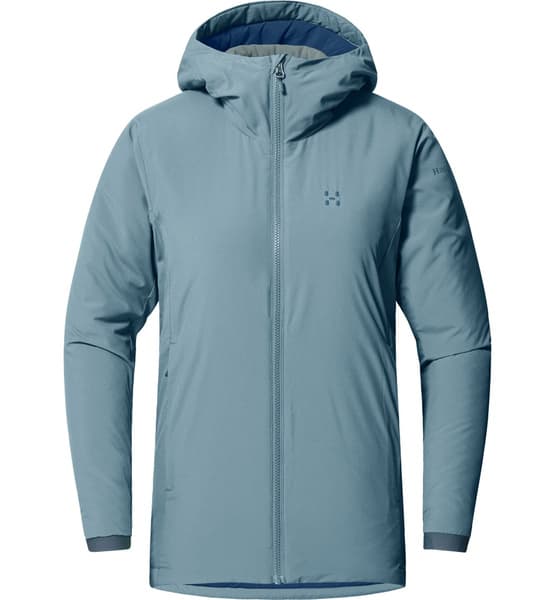 Mimic Alert Hood Women Steel Blue