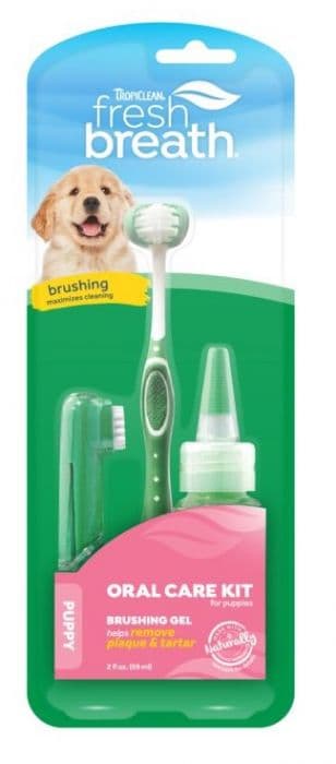 Tropiclean OralCare kit gel+tannbørste 59ml