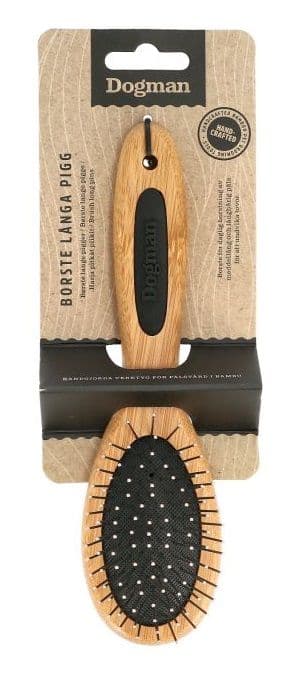Dogman Børste lange pigger Bamboo S 19,5cm