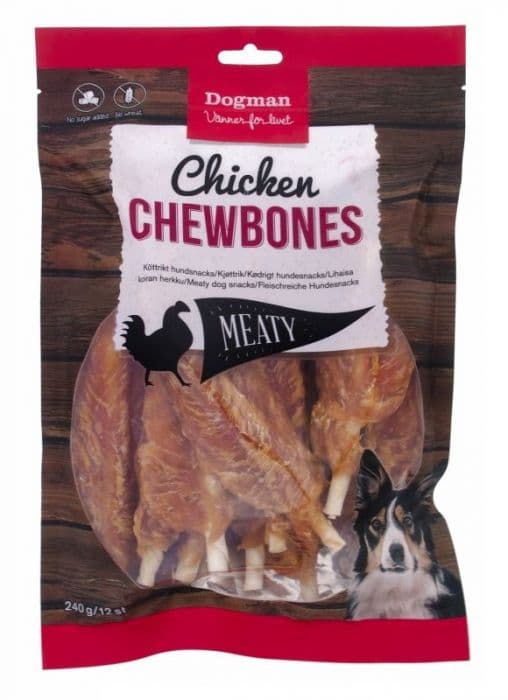 Dogman Chicken chewbones 12p S 12,5cm