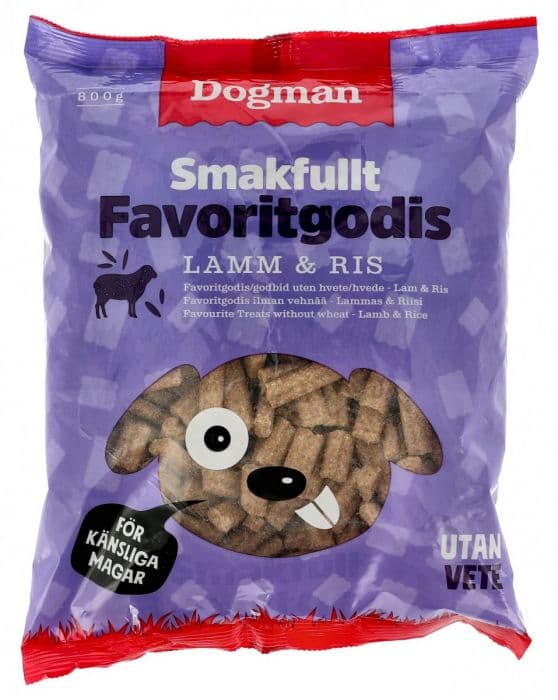 Dogman Favoritgodis lam og ris 800g