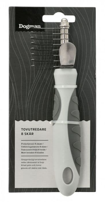 Dogman Flokefjerner 8 skjær Grå