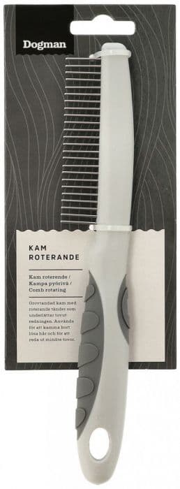 Dogman Kam roterende Grå 21,5cm