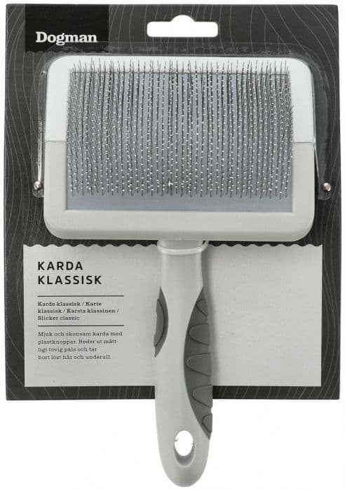 Dogman Karde klassisk Grå L 19cm
