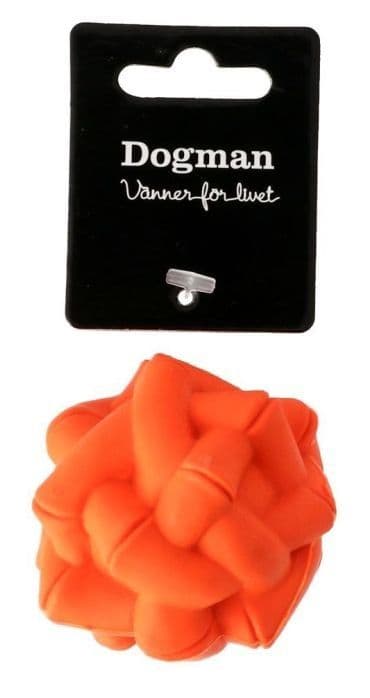 Dogman Leke Ball Oransje M 6,5cm