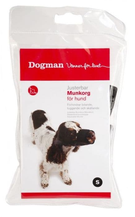 Dogman Munnkurv myk Svart M