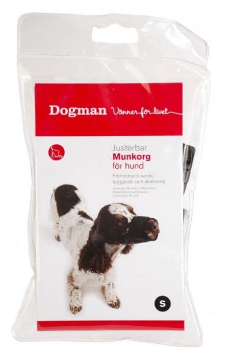 Dogman Munnkurv myk Svart XL