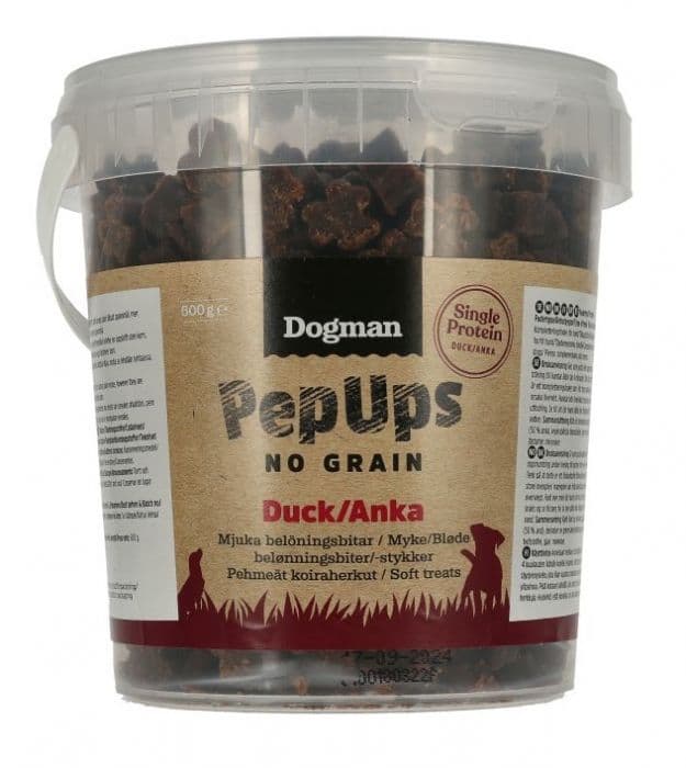 Dogman Pep Ups No Grain and 500g