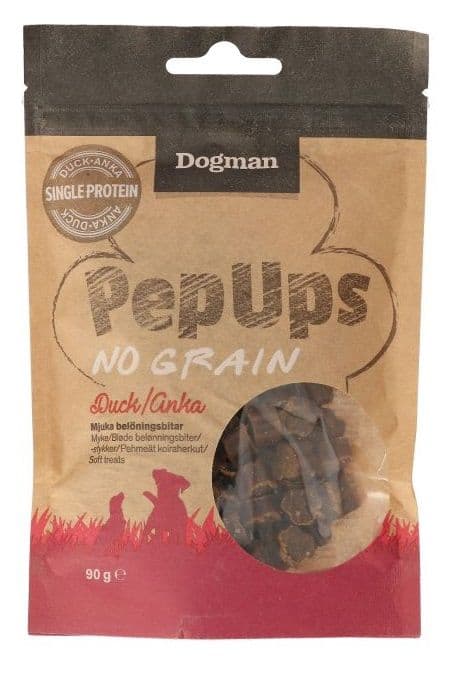 Dogman PepUps kornfritt m and 90g