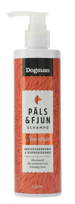 Dogman Sjampo Päls & Fjun Neem-tre 250ml