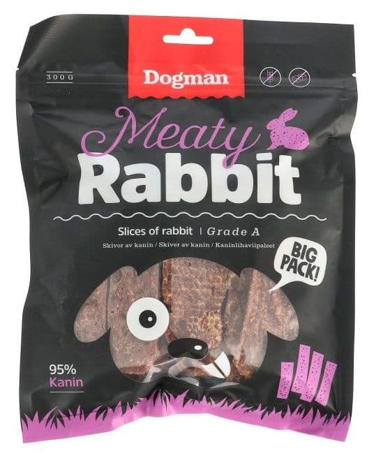 Dogman Slices of rabbit 300g