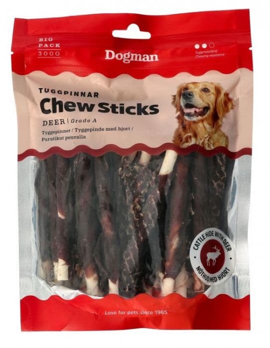 Dogman Tyggepinner Hjort 12,5 cm 25p S 12,5cm