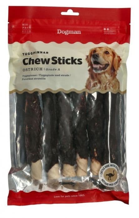 Dogman Tyggepinner med struts 20 10p M 20cm