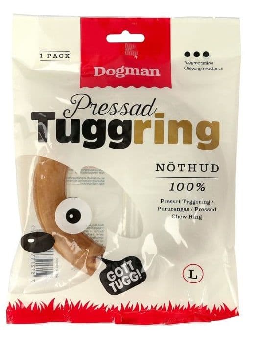 Dogman Tyggering Brun L 15cm