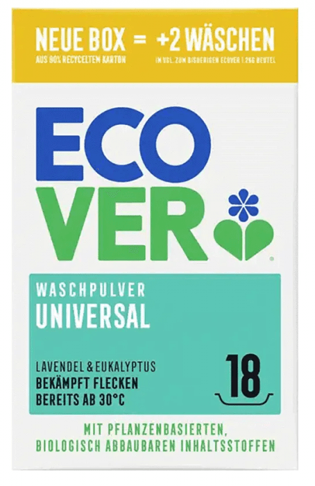 Ecover Vaskepulver Universal Lavendel & Eukalyptus 18 vask