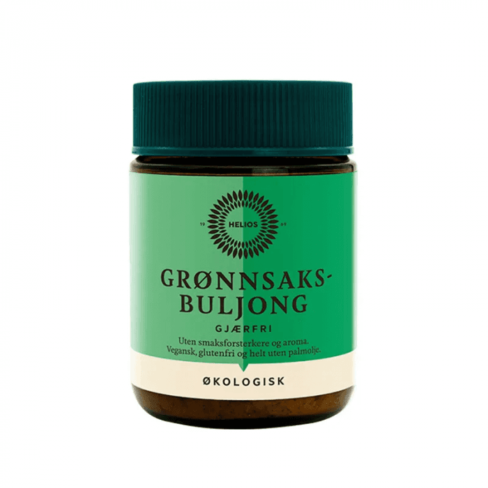 Helios Økologisk Grønnsaksbuljong Gjærfri 130 g