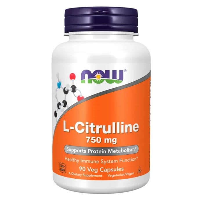 Now L-citruline 750 mg 90 Kapsler
