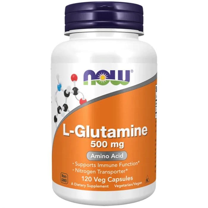 Now L-Glutamine 500 mg 120 Kapsler