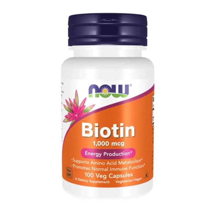 Now Biotin 1000 mcg 100 kapsler