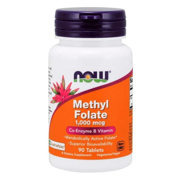 Now Methyl Folate 1 mg 90 Tabletter