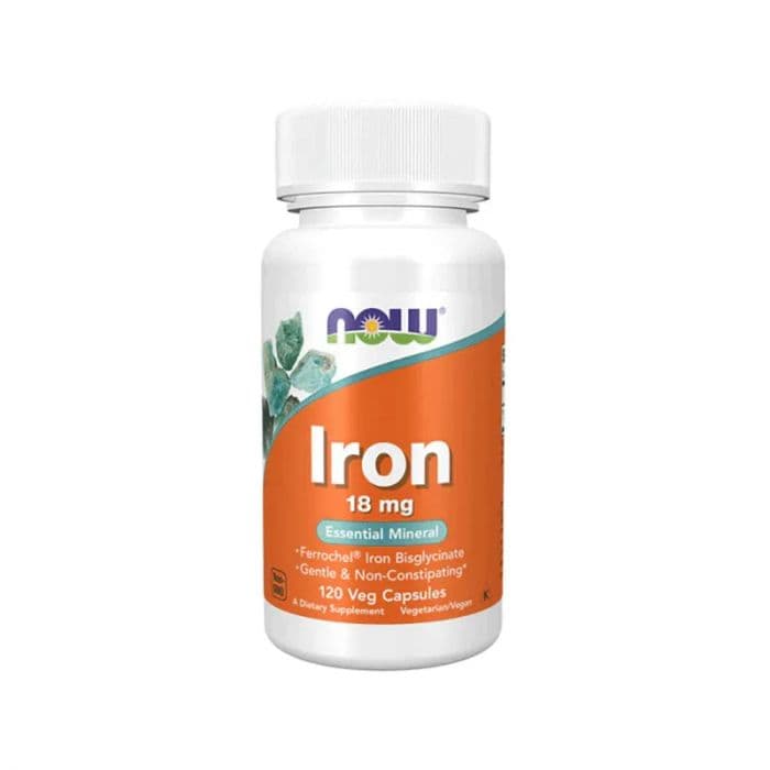 Now Iron 18 mg 120 Kapsler