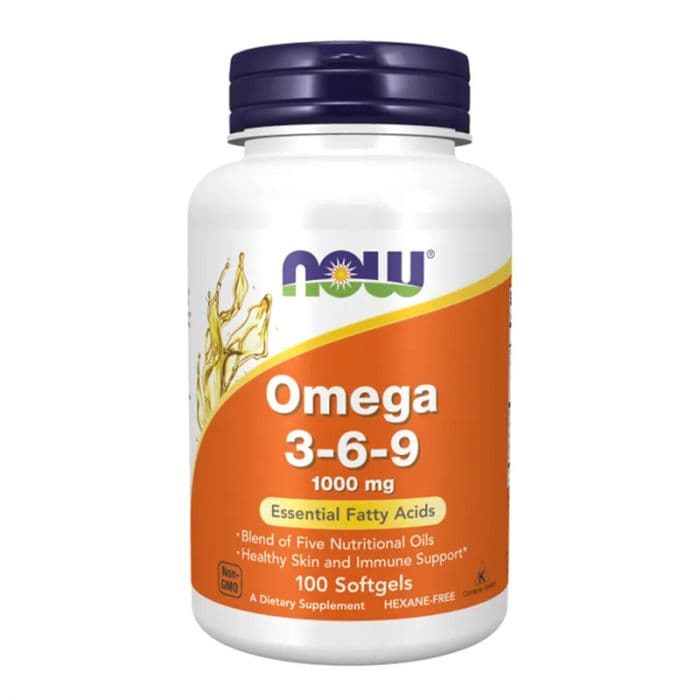 Now Omega 3-6-9 1000 mg 100 Kapsler