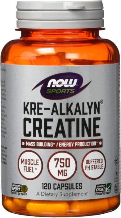 Now Kre-Alkalyn Creatine 750 mg 120 Kapsler