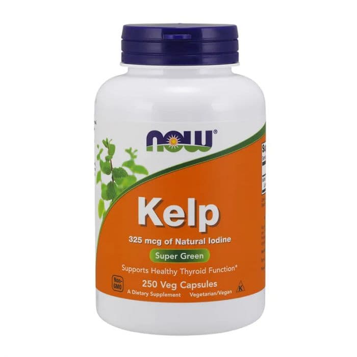 Now Kelp 325 mcg Jod 250 Kapsler