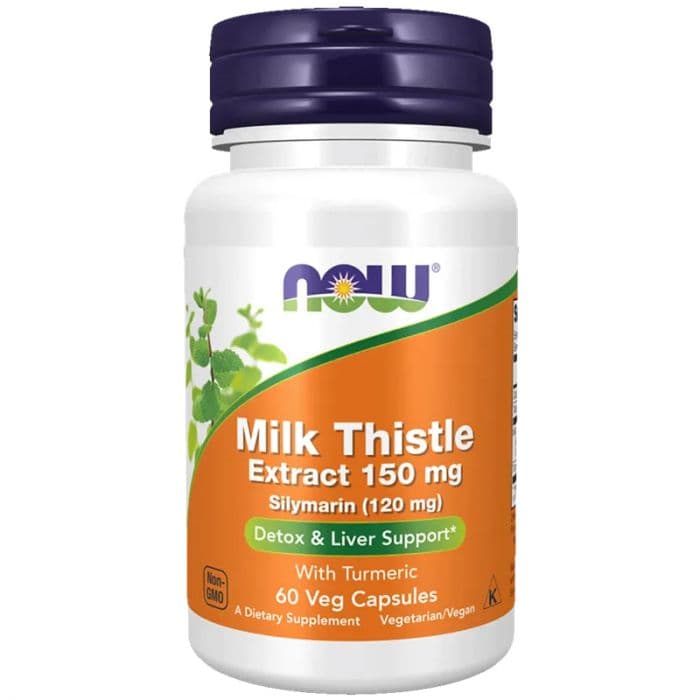 Now Milk Thistle (silymarin) 150 mg 60 Kapsler