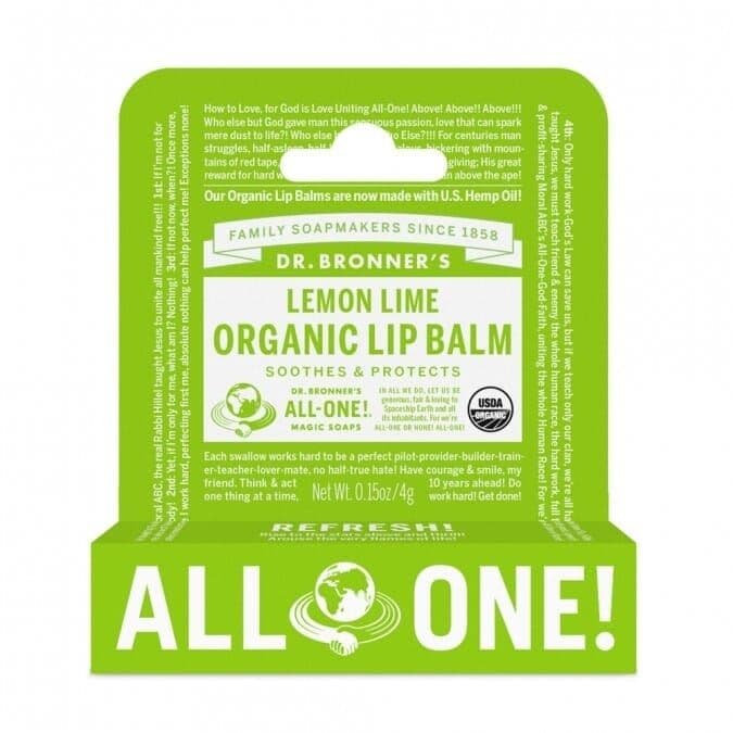 Dr. Bronner's Lip Balm Lemon Lime
