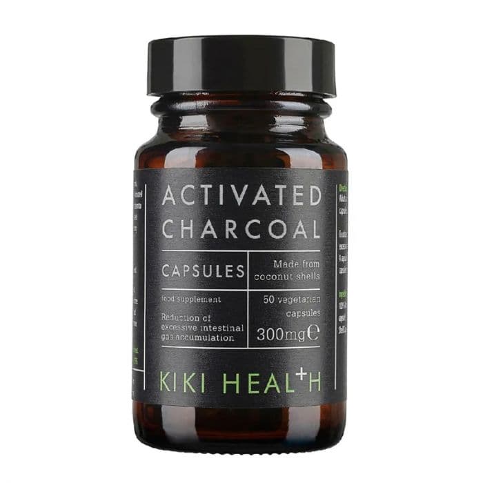 Kiki Health Activated Charcoal 300 Mg 50 Kapsler