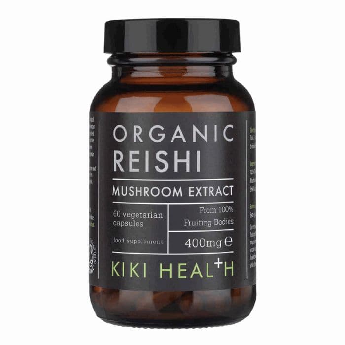Kiki Health Organic Reishi Extract 400mg 60 Kapsler