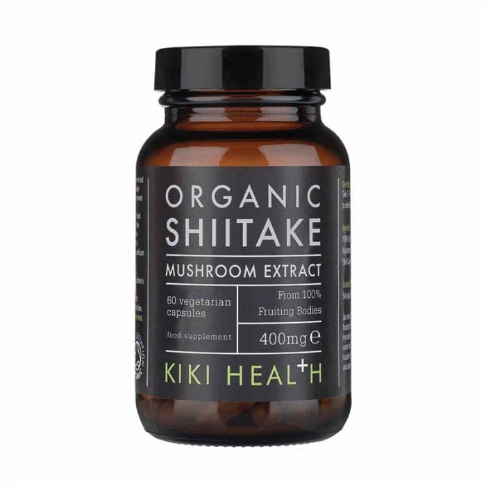 Kiki Health Organic Shiitake Extract 400mg 60 Kapsler