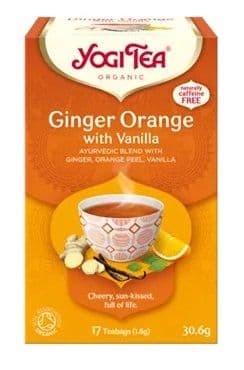 Yogi Ginger, Orange With Vanilla 17 Te Poser Økologisk