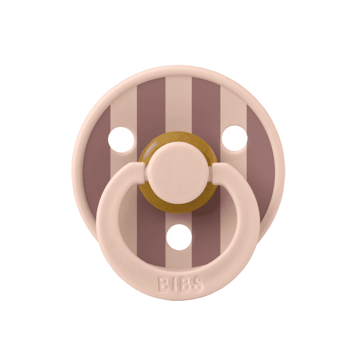 BIBS smokk Studio Colour lateks Size 1 Blush/Woodchuck 1 stk