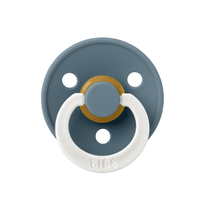 BIBS smokk colour lateks Size 1 Petrol GLOW 1 stk