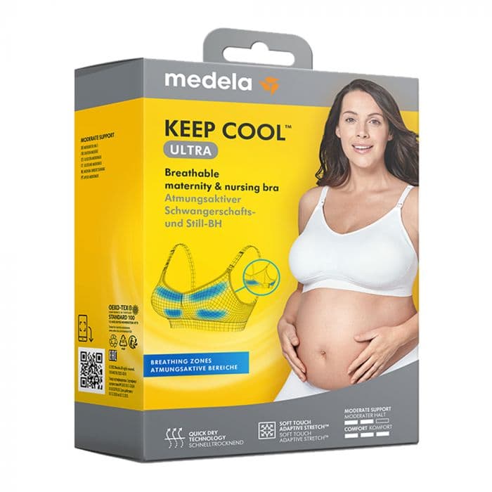 Medela Keep Cool Ultra-BH hvit XXL