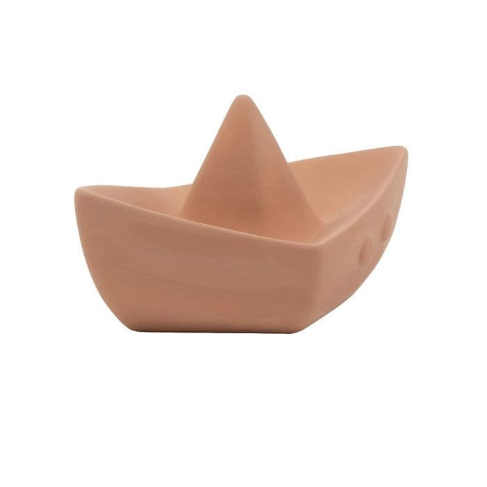 Nattou Rubber Båt aprikos badeleke 11 cm