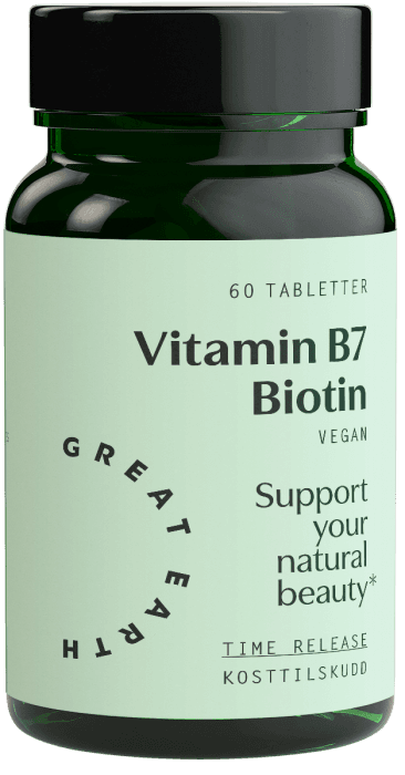 Great Earth Vitamin B7 Biotin 60 stk