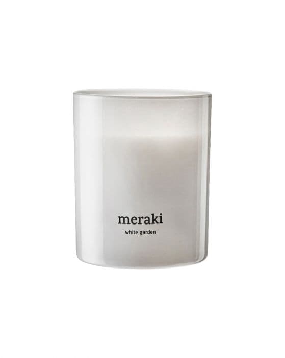 Meraki Duftlys White garden 200 gram