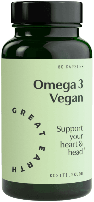Great Earth Omega 3 Vegan 60 stk