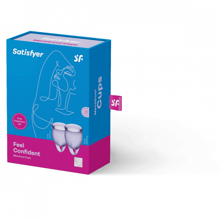 Satisfyer Feel Confident Lila menstruasjonskopp 1 stk