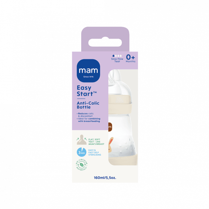 MAM Easy Start Anti-Colic tåteflaske nøytral 160 ml 1 stk