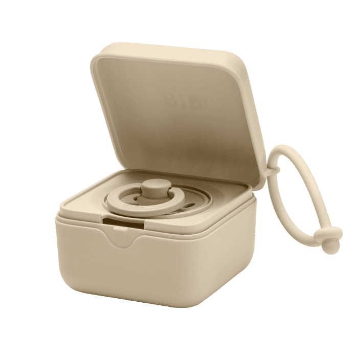 BIBS Pacifier Box smokkeboks vanilla 1 stk