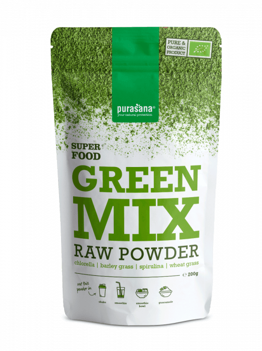 Purasana Green Mix Raw Powder 200 g