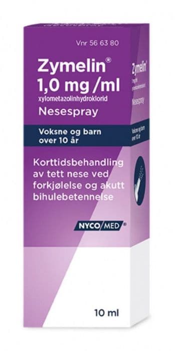 Zymelin 1 mg/ml nesespray 10 ml