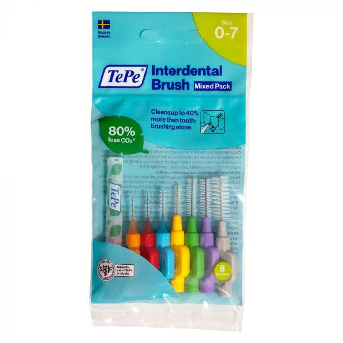 TePe mellomromsbørste mixed pack 8 stk