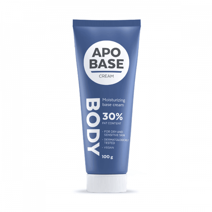 Apobase fuktighetskrem til kropp blå 100 g