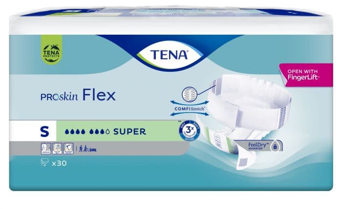 TENA Proskin Flex Super beltebleie str S 30 stk