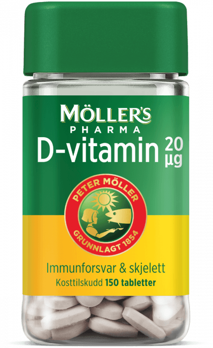 Möller's Pharma D-vitamin 20 µg 150 stk
